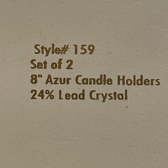 Royal Gallery Of Crystal Candle Holder Set - Picture 6 of 6